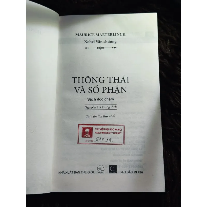 Thông thái và số phận 1020160