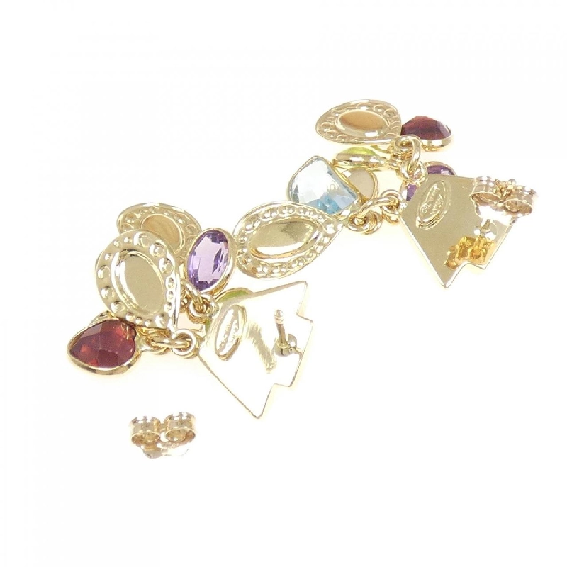 Bông tai đá màu 750YG - Hàng hiệu Authentic 869366