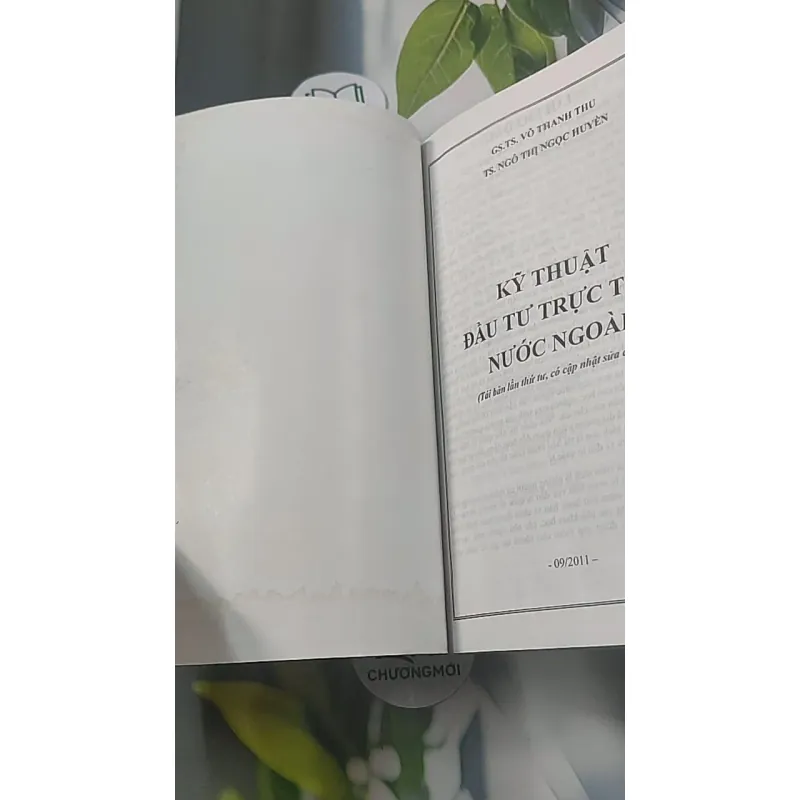 Kỹ thuật đầu tư trực tiếp nước ngoài - GS TS Võ Thanh Thu 688445
