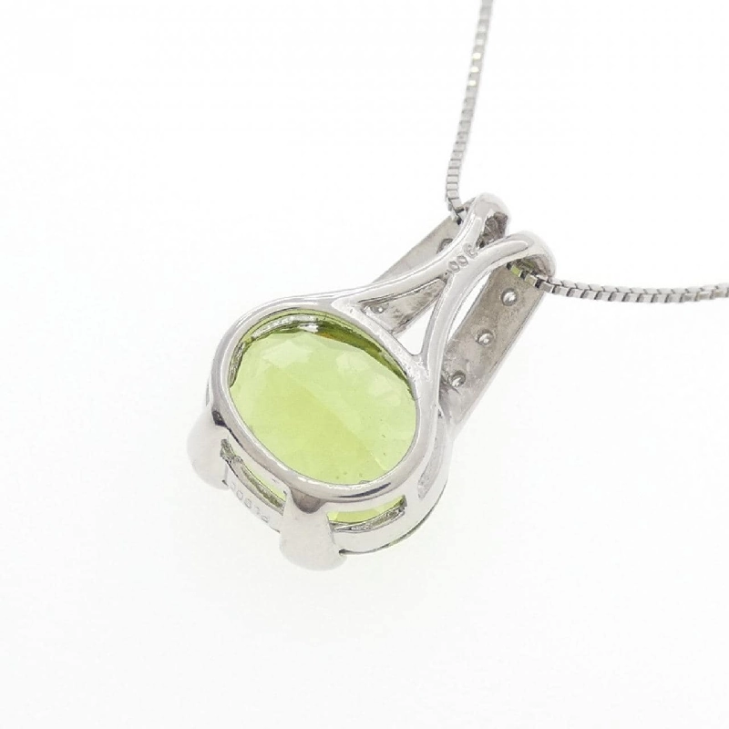 PT900/PT850 Peridot Necklace - Hàng hiệu Authentic 860108