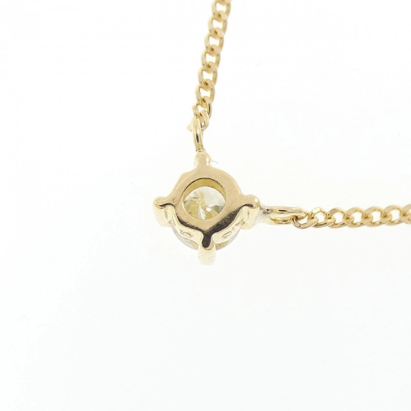 K18YG Solitaire Dây chuyền kim cương 0.16CT - Hàng hiệu Chính hãng 863521