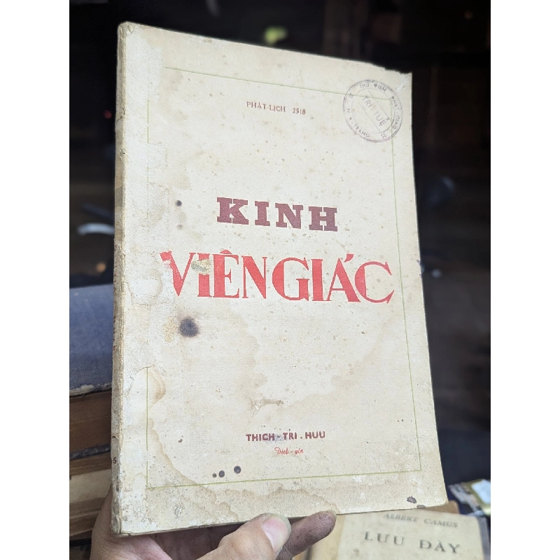 KINH VIÊN GIÁC - DỊCH GIẢ THÍCH TRÍ HỮU 253573