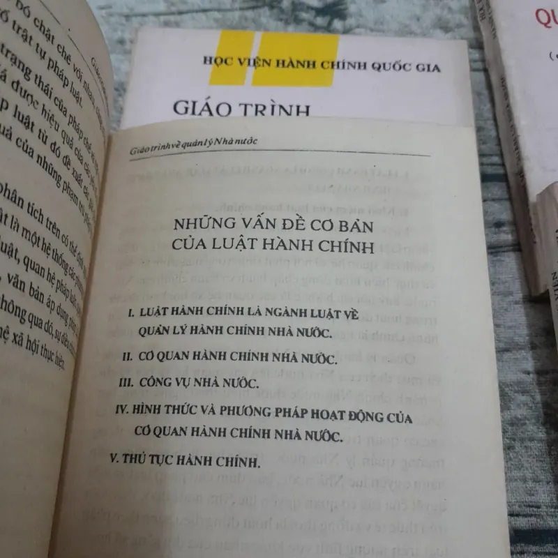 Học viện hành chính QG- Giáo trình Quản lý Nhà Nước cho Ngạch chuyên viên. X bản 1994 781409