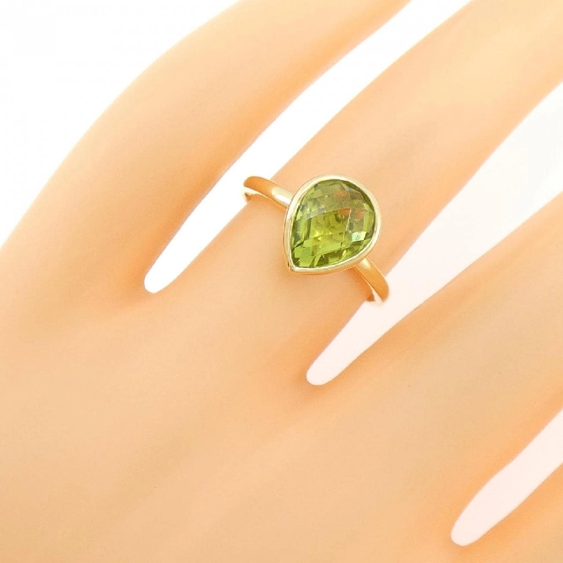 Nhẫn Peridot K18YG - Hàng hiệu Authentic 850460