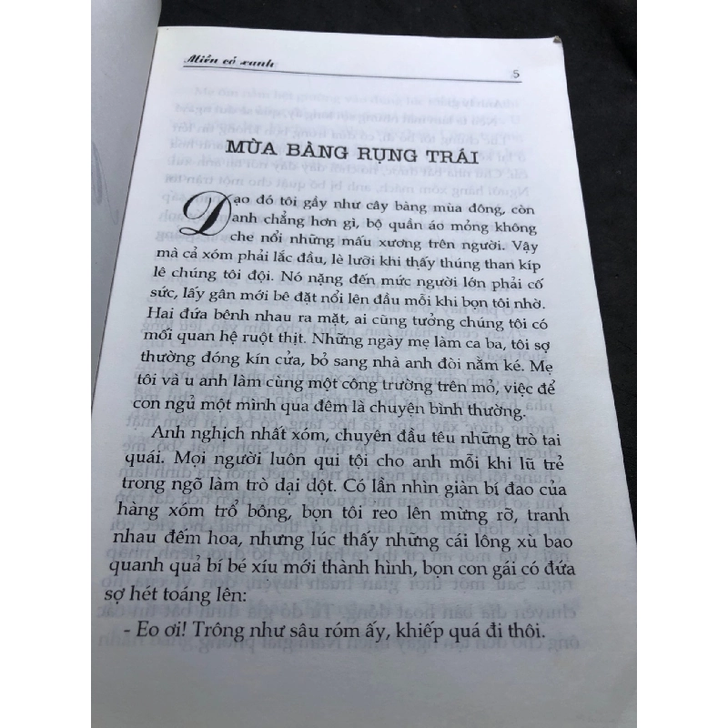 Miền cỏ xanh 2007 mới 70% bẩn nhẹ Trần Ngọc Dương HPB0906 SÁCH VĂN HỌC 915583