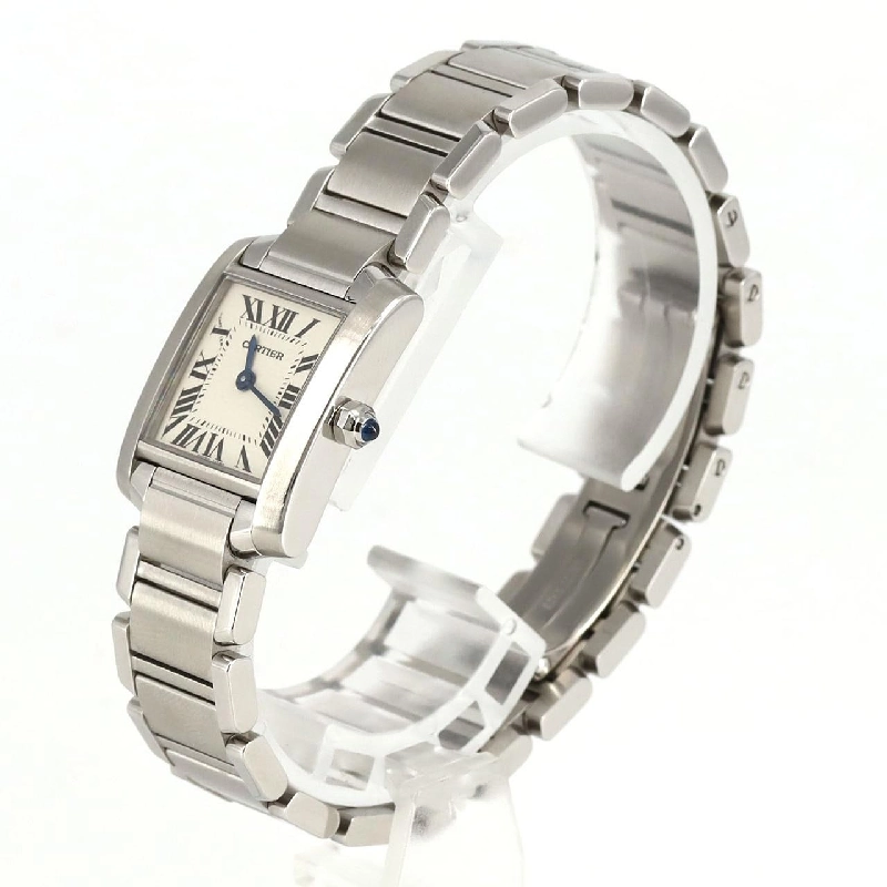 Cartier Tank Française SM W51008Q3 SS Quartz - Hàng hiệu Chính hãng 882474