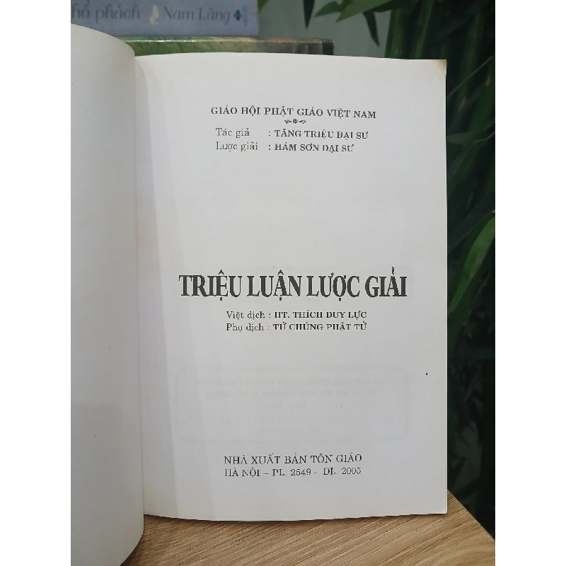 Triệu Luận Lược Giải - dịch HT.Thích Duy Lực 749319