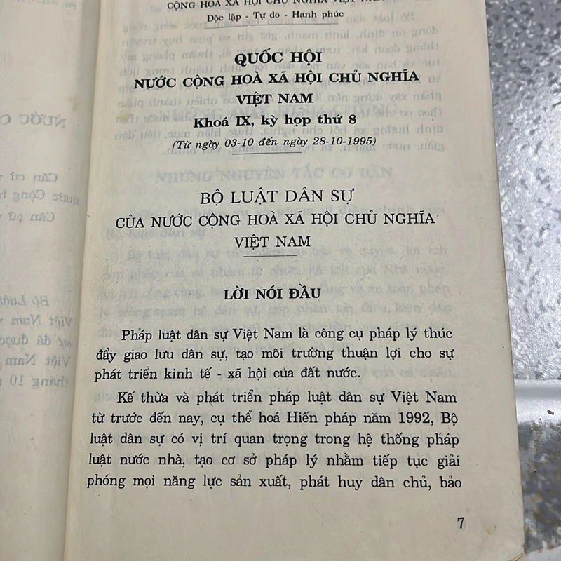 Bộ luật dân sự 1995 469743
