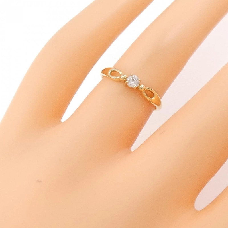 Nhẫn kim cương K18YG 670982