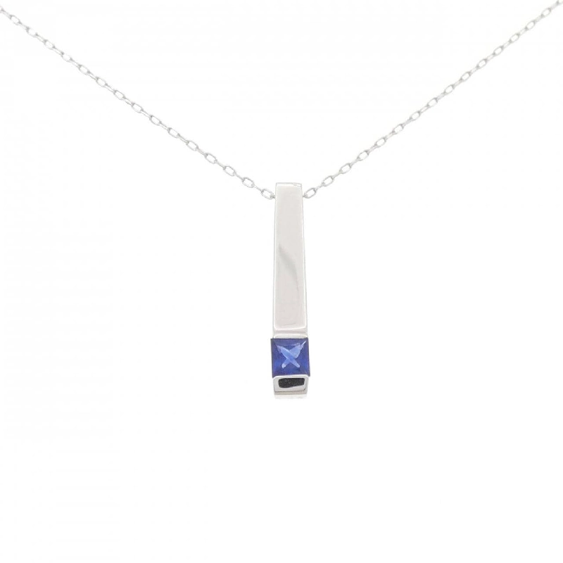 Dây chuyền Sapphire PT900/PT850 0.48CT - Hàng hiệu Chính hãng 860366