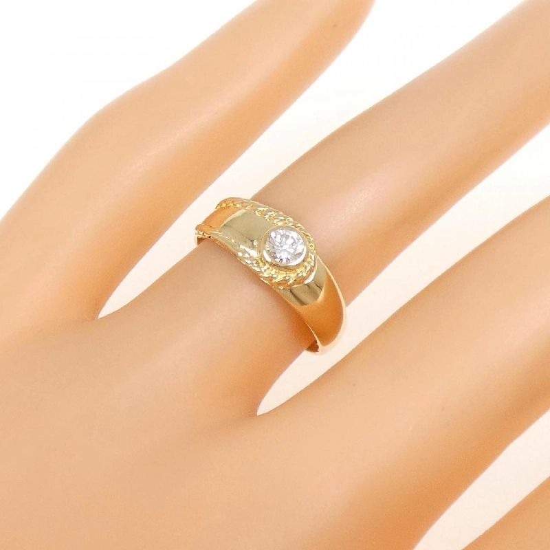 Nhẫn kim cương K18YG 0.16CT - Hàng hiệu Authentic 855407