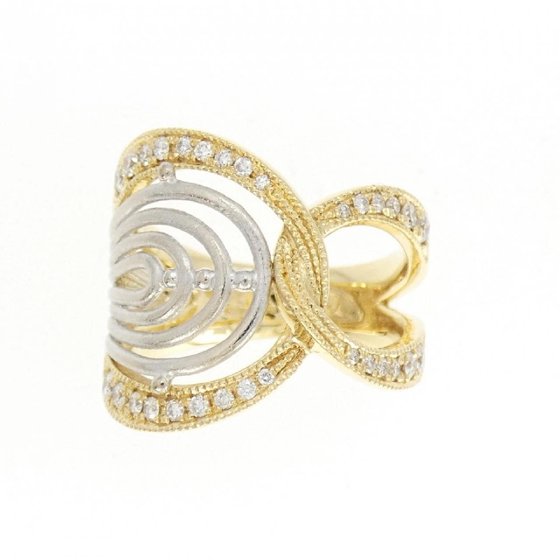 Nhẫn kim cương K18YG/K18WG 0.41CT - Hàng hiệu Authentic 849245