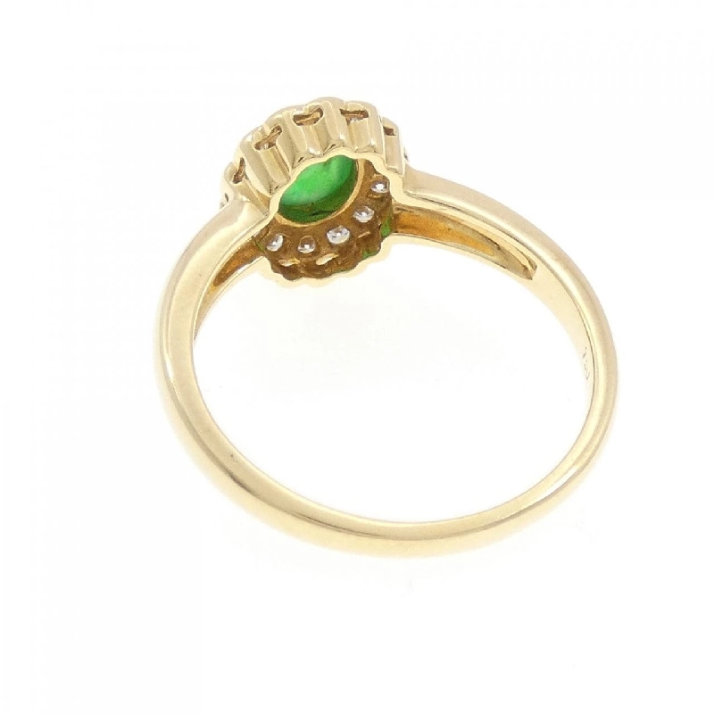 Nhẫn Ngọc Bích 750YG - Hàng hiệu Chính hãng 848584