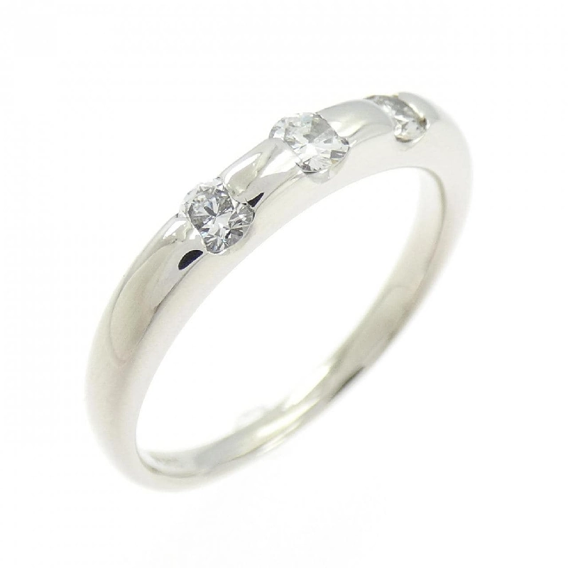 Nhẫn kim cương ba viên PT900 0.32CT - Hàng hiệu Authentic 848300