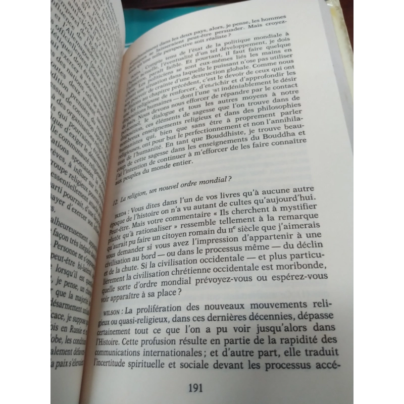 l'avenir de l'humanité et le rôle de la relig  501734