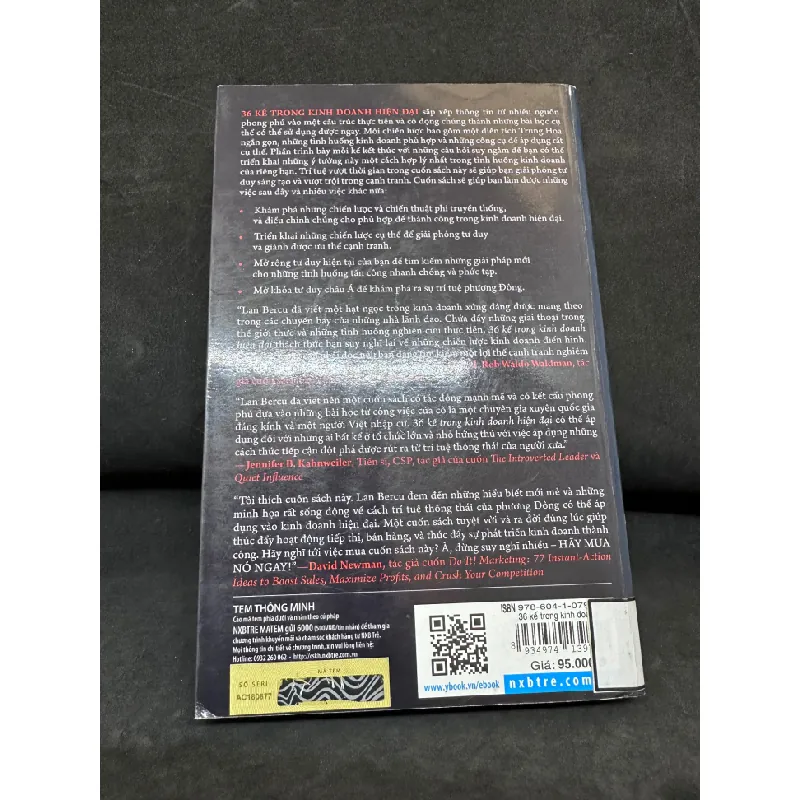 [Phiên Chợ Sách Cũ] 36 Kế Trong Kinh Doanh Hiện Đại, Lan Bercu, 2016 1304 433700