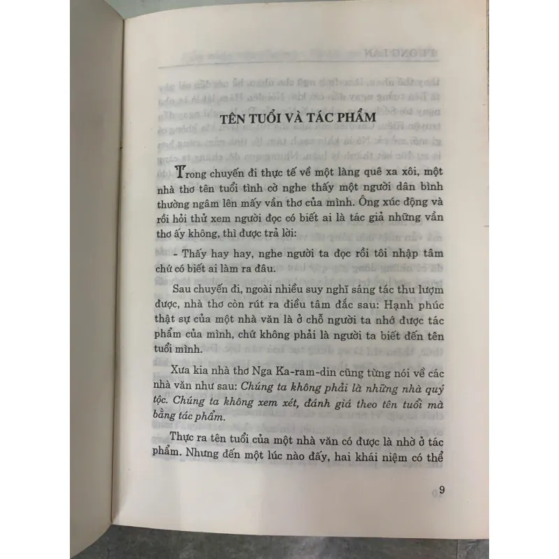 CẢM NHẬN VĂN CHƯƠNG TỪ TÁC GIẢ ĐẾN TÁC PHẨM - PHONG LAN 736967
