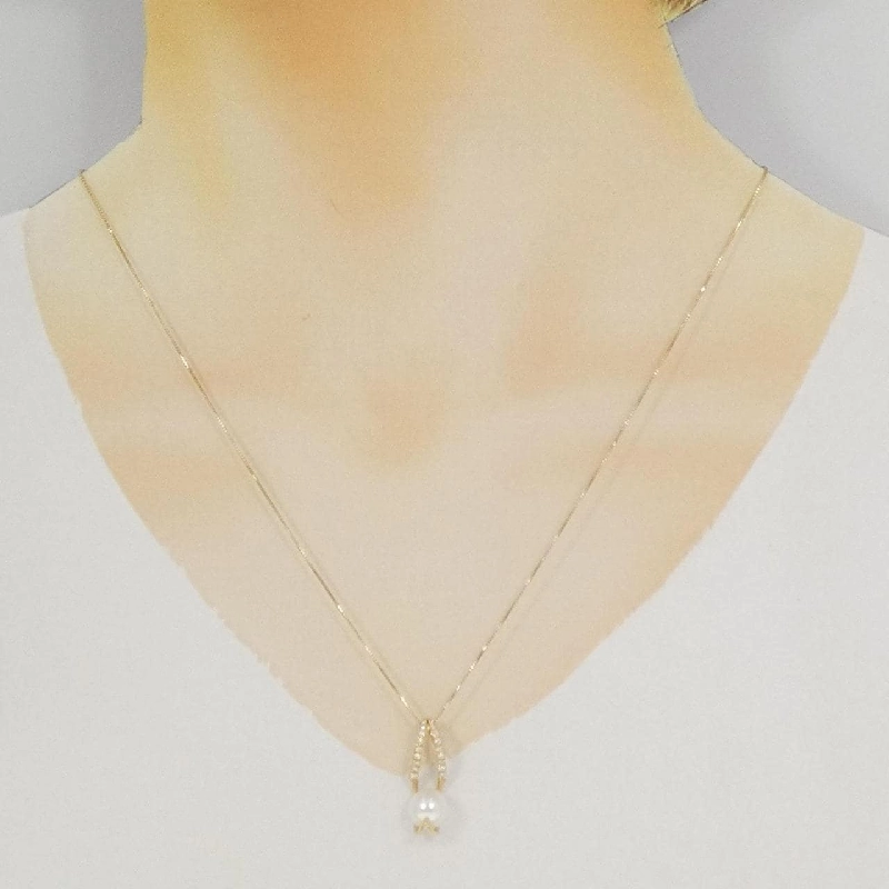 K18YG Chuỗi ngọc trai Akoya 7.7mm - Hàng hiệu Chính hãng 855731