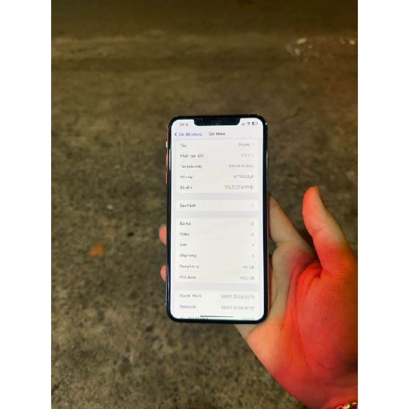 IPHONE XS MAX 64GB Full Zin 58335