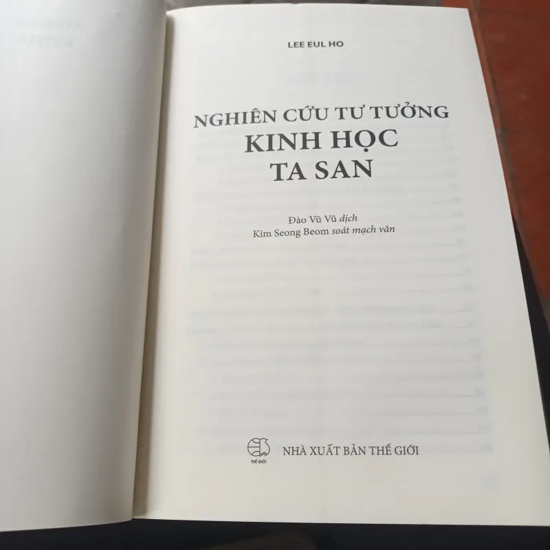 Nghiên Cứu Tư Tưởng Kinh Học Tasan - Lee Eul Ho 1043018