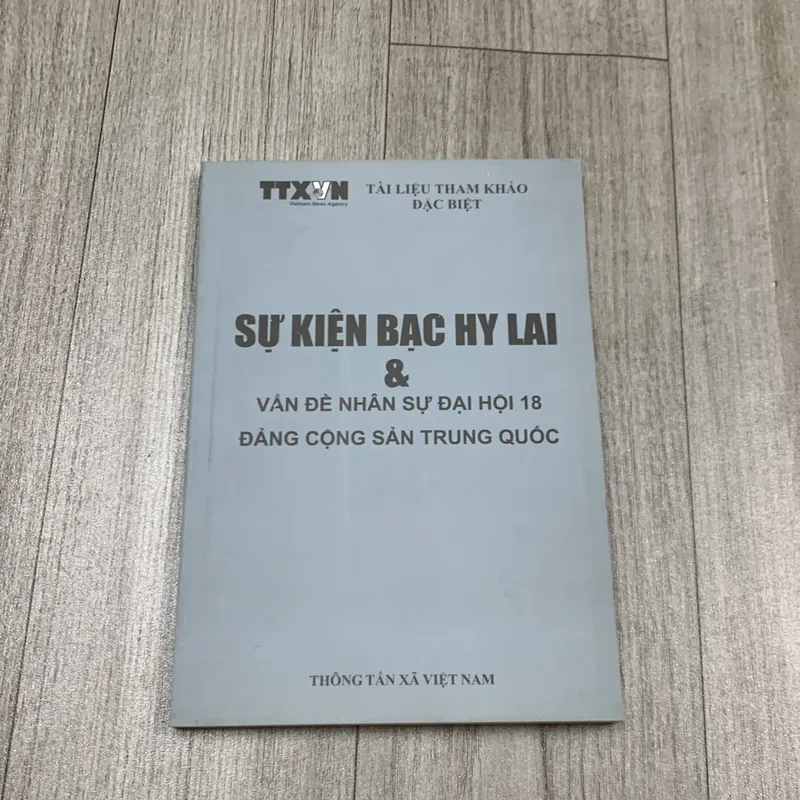Sự kiện bạc hy lai và vấn đề nhân sự đại hội 18 đảng cộng sản trung quốc. 6a4 730511