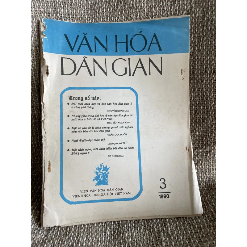 Tạp chí Văn hóa Dân gian số 3.1990 1027264