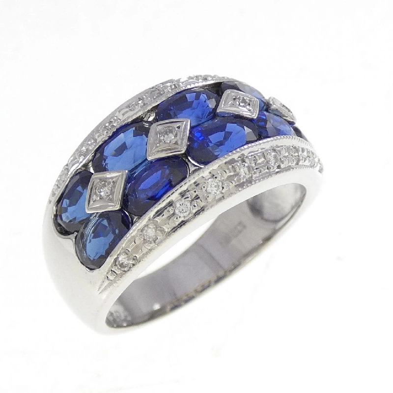Nhẫn Sapphire K18WG 3.60CT - Hàng hiệu Chính hãng 852326