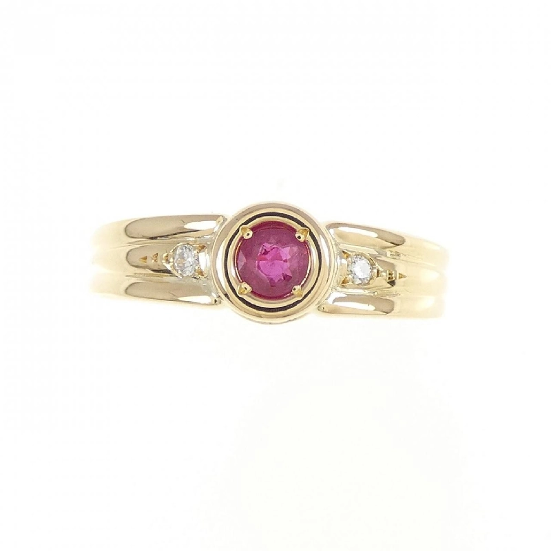 Nhẫn Ruby K18YG 0.17CT 671428