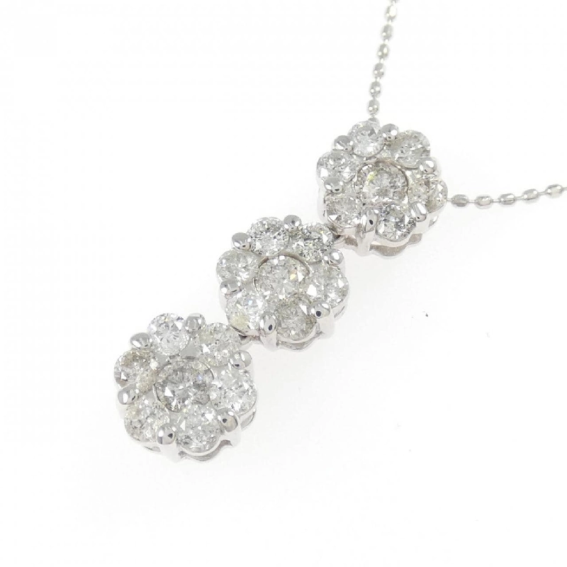 K14WG Dây chuyền kim cương 1.00CT - Hàng hiệu Authentic 857573