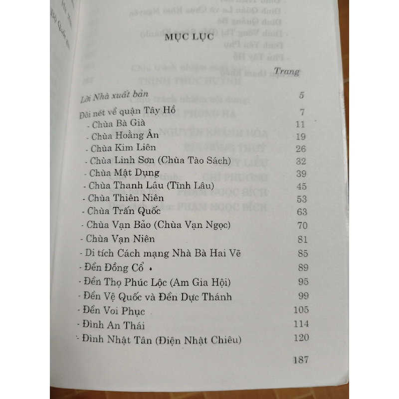 Danh tích Tây Hồ N30 - 2004 - 188 trang LỊCH SỬ - CHÍNH TRỊ - TRIẾT HỌC ANTQ2012-152 737526