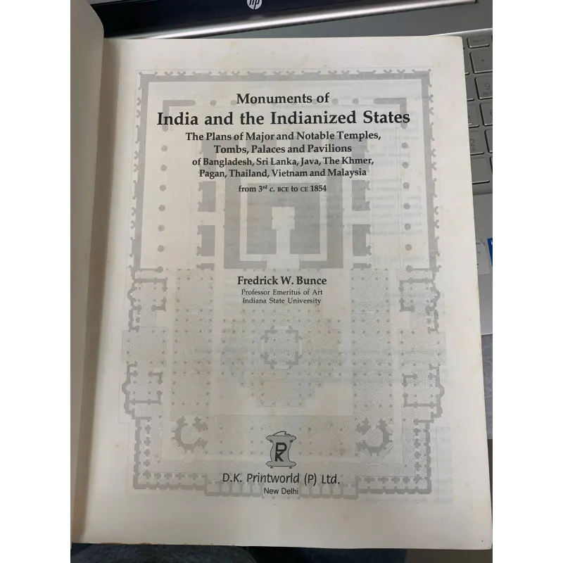 MONUMENTS OF INDIA AND THE INDIANIZED STATES - FREDRICK W. BUNCE 795855