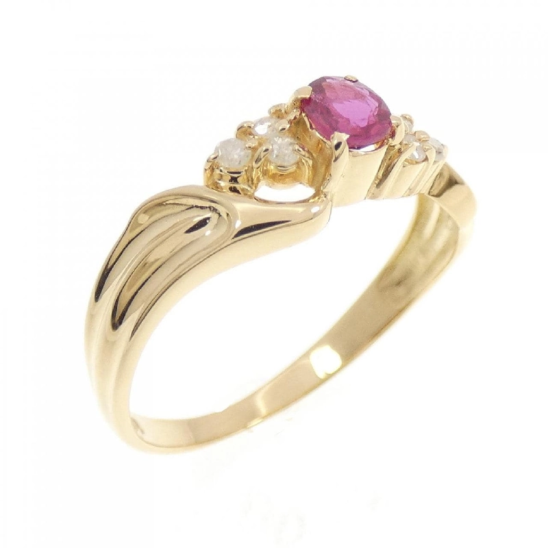 Nhẫn Ruby K18YG - Hàng hiệu Chính hãng 853061