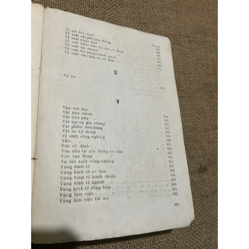 GIẢI THÍCH DANH TỪ KINH TẾ - 1983- HƠN 650 TRANG 565361