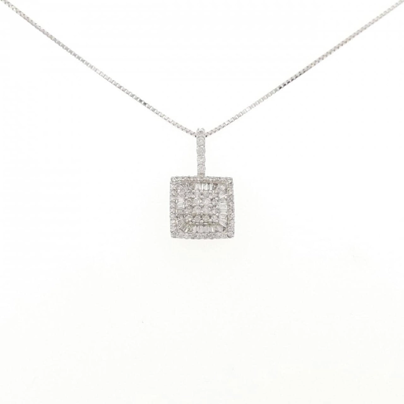 K18WG Dây chuyền kim cương 0.65CT - Hàng hiệu Chính hãng 866771