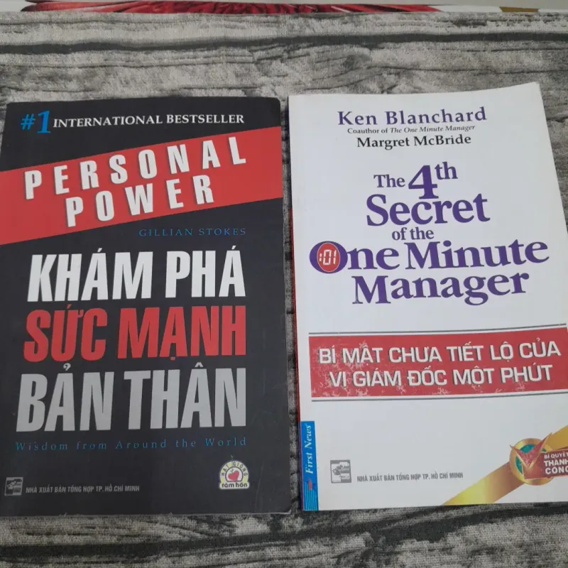 Bộ 2 quyển rèn luyện nhân cách: Sức mạnh bản thân & Bí mật Giám đốc một phút. First News 795964