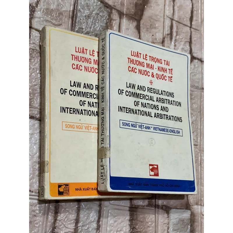 LUẬT LỆ TRỌNG TÀI KINH TẾ - THƯƠNG MẠI CÁC NƯỚC VÀ QUỐC TẾ- 2 TẬP- SONG NGỮ 539906