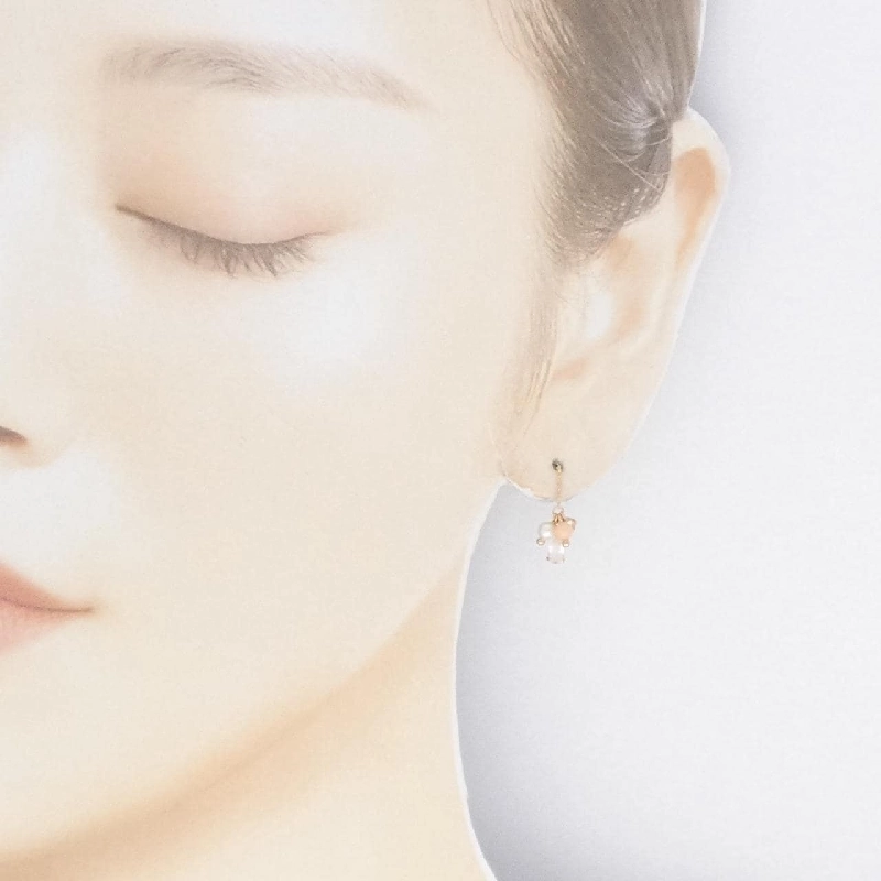 K18PG Đá màu Bông tai - Hàng hiệu Chính hãng 876871