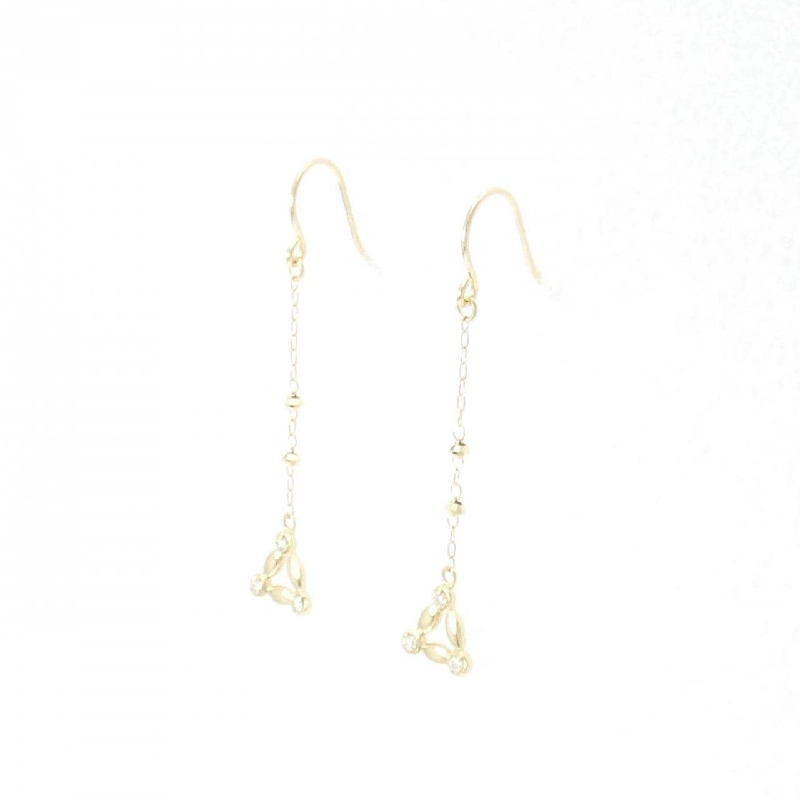 K18YG Bông tai kim cương 0.06CT - Hàng hiệu Chính hãng 872019