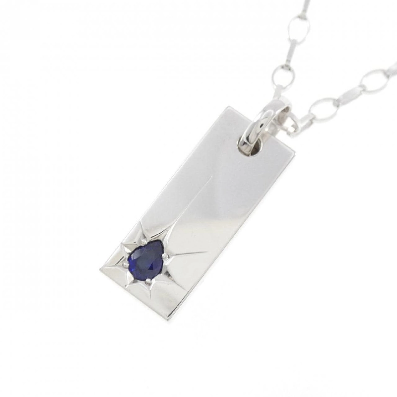 K10WG Sapphire Necklace 0.29CT - Hàng hiệu Chính hãng 848221