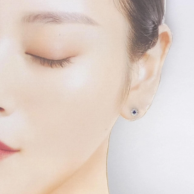 PT900 Bông tai Sapphire - Hàng hiệu Chính hãng 866435