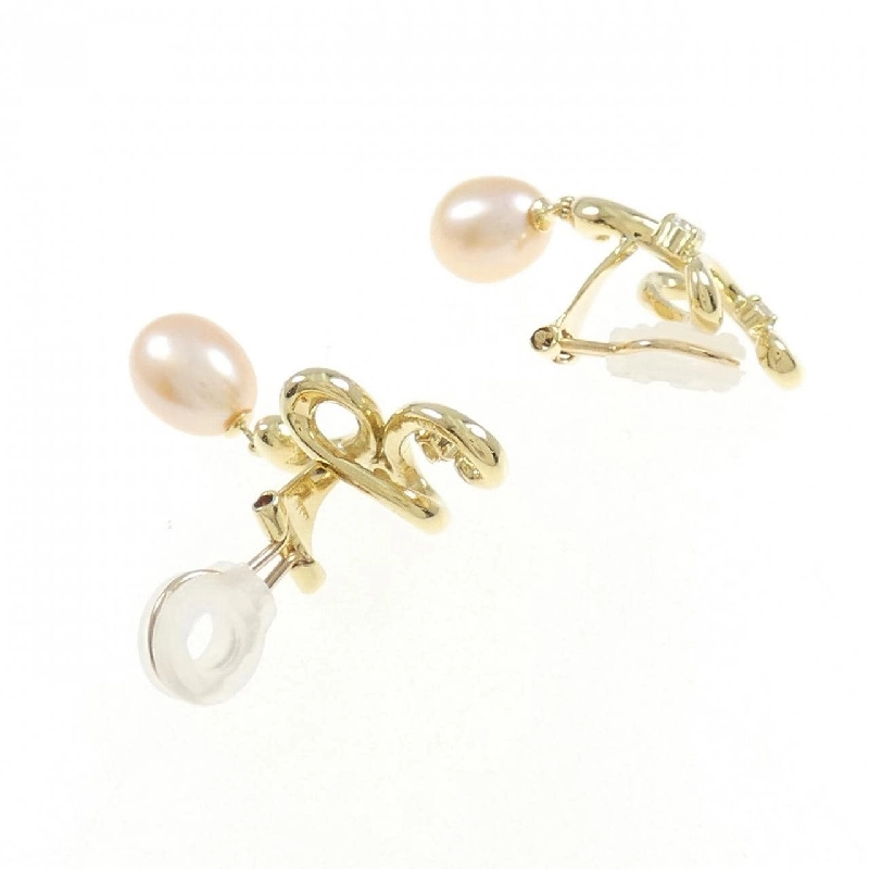 K18YG Bông tai ngọc trai nước ngọt - Hàng hiệu Authentic 873202