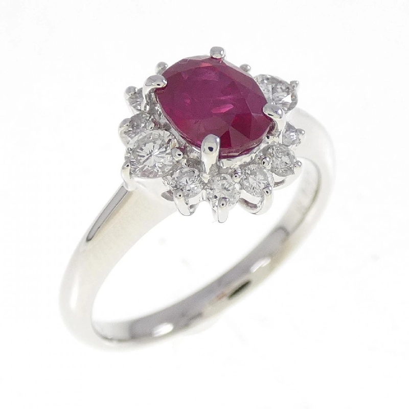 Nhẫn Ruby PT900 1.32CT Xuất xứ từ Myanmar - Hàng hiệu Chính hãng 853215
