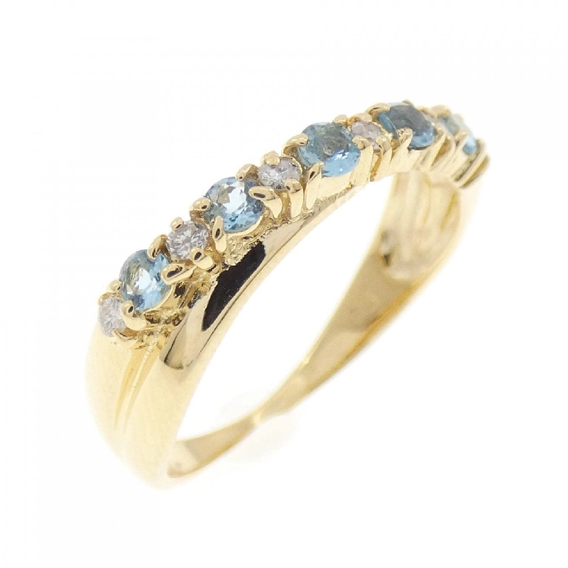 Nhẫn Blue Topaz K18YG - Hàng hiệu Chính hãng 849574