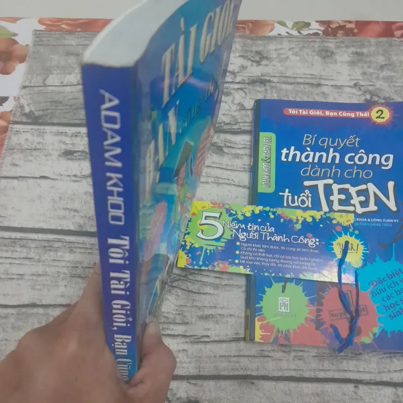 2 quyển sách Tôi tài giỏi Bạn cũng thế và Bí quyết thành công tuổi Teen. Adam Khoo 675526