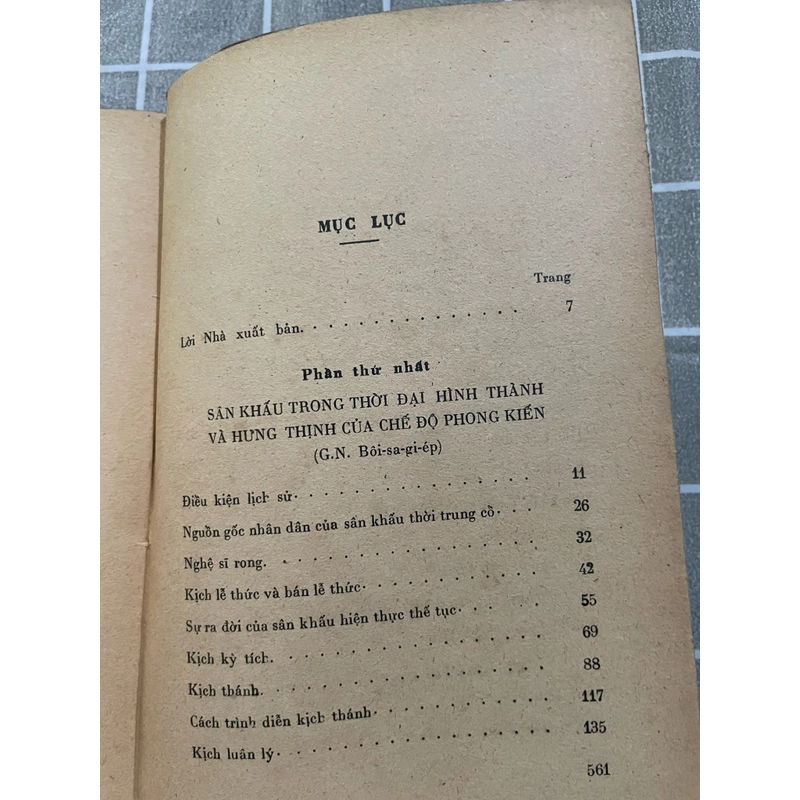 Lịch sử sân khấu thế giới ; Tập 1 451531