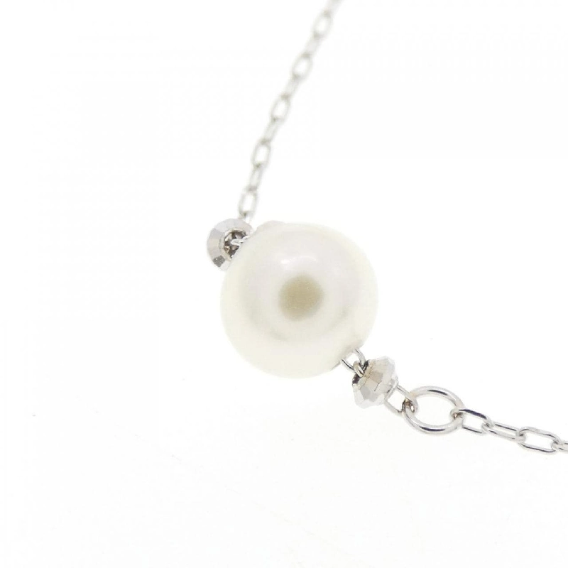 K18WG Ngọc trai Akoya Dây chuyền - Hàng hiệu Authentic 847087