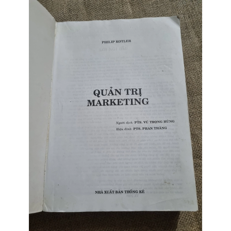 Quản trị marketing , NXB Thống Kê , 876 trang khổ lớn 270737