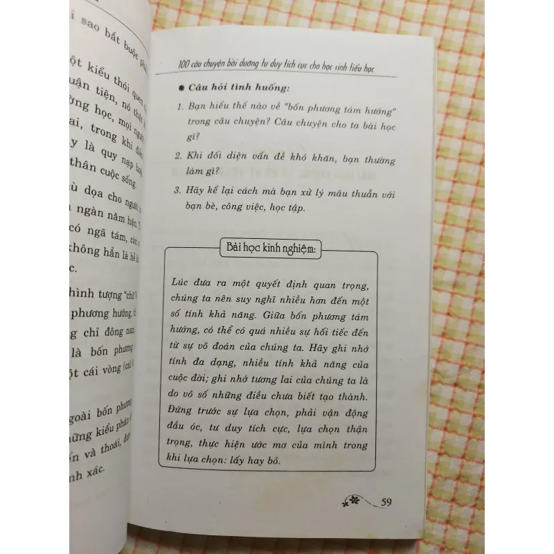 100 CÂU CHUYỆN BỒI DƯỠNG TƯ DUY TÍCH CỰC  CHO HỌC SINH TIỂU HỌC 763821