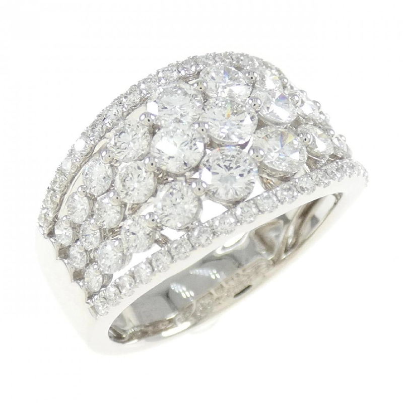 Nhẫn kim cương K18WG 1.19CT 669706