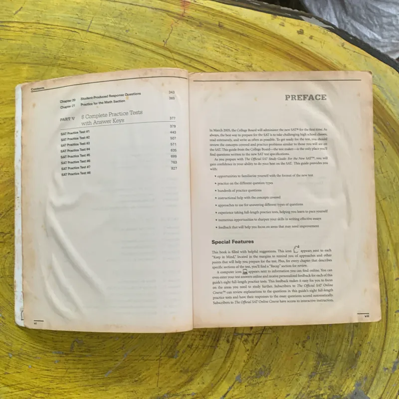 THE OFFICIAL SAT GUIDE: FOR THE NEW SATtm 1022750